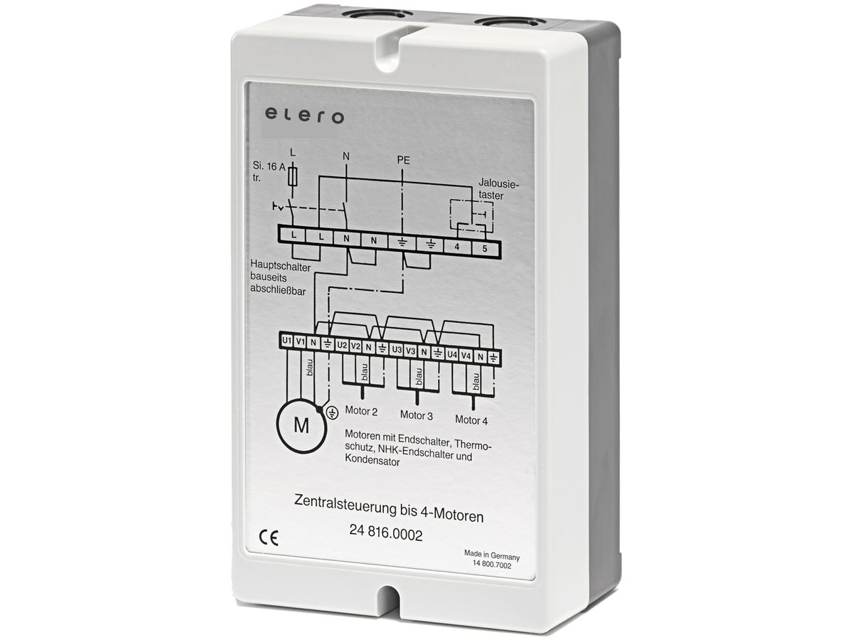 AP-Steuergerät Elero Anschlüsse parallel