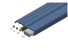 Flachkabel Woertz DALI 3×2.5+2×1.5mm² halogenfrei blau B2ca
