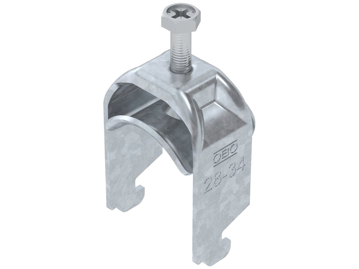 Schnellverleger BET 2056 N-Fuss Metall 28…34mm 1×Kabel Stahl tfZn