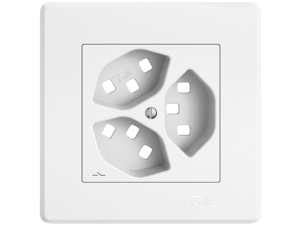UP-Montageset EDIZIO.liv SNAPFIX® für 3×T23 getrennt ws