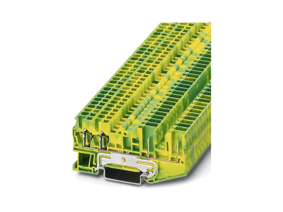 Durchgangsreihenklemme 0.08…4mm² grün/gelb ST2.5-QUATTRO/2P-PE