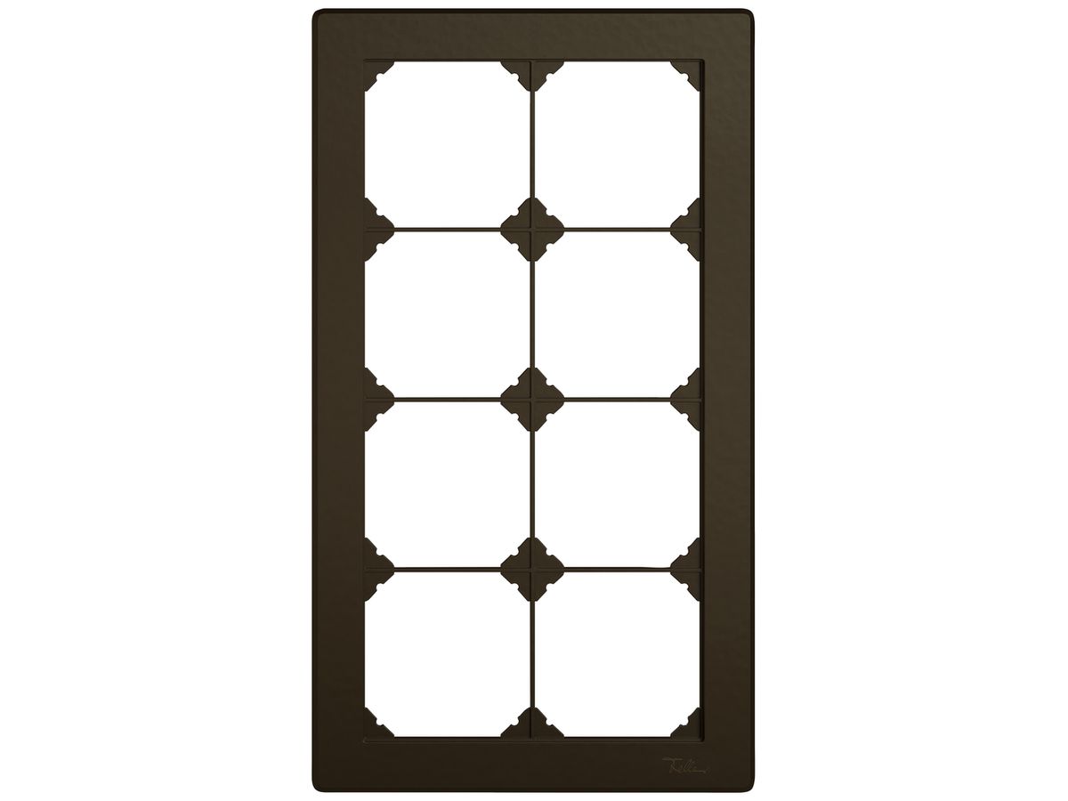 UP-Abdeckrahmen EDIZIO.liv SNAPFIX® 4×2/2×4 156×276mm br