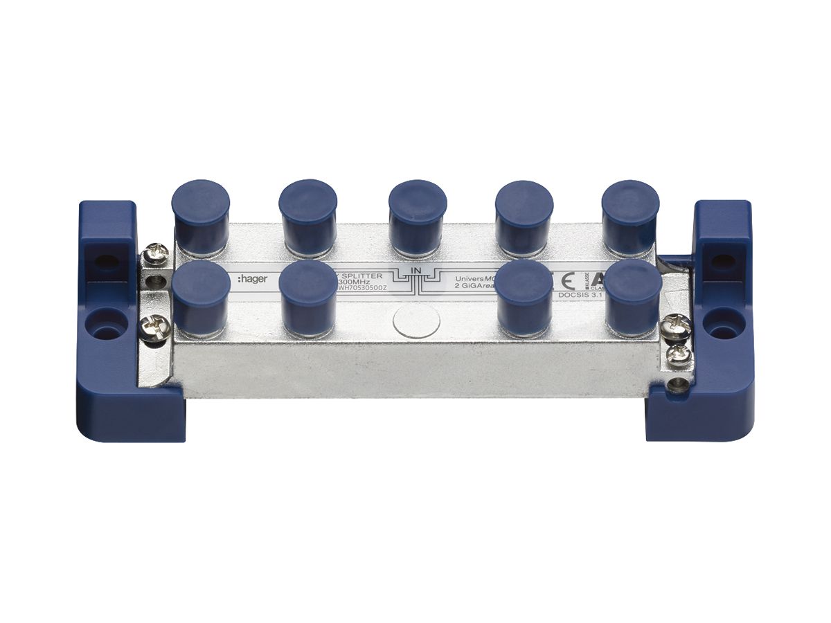 F-Verteiler Hager HMS 5…1300MHz 8-fach