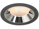 LED-Downlight SLV NUMINOS XL 24W 3500lm 2700K MB DALI Ø145 sz/cr