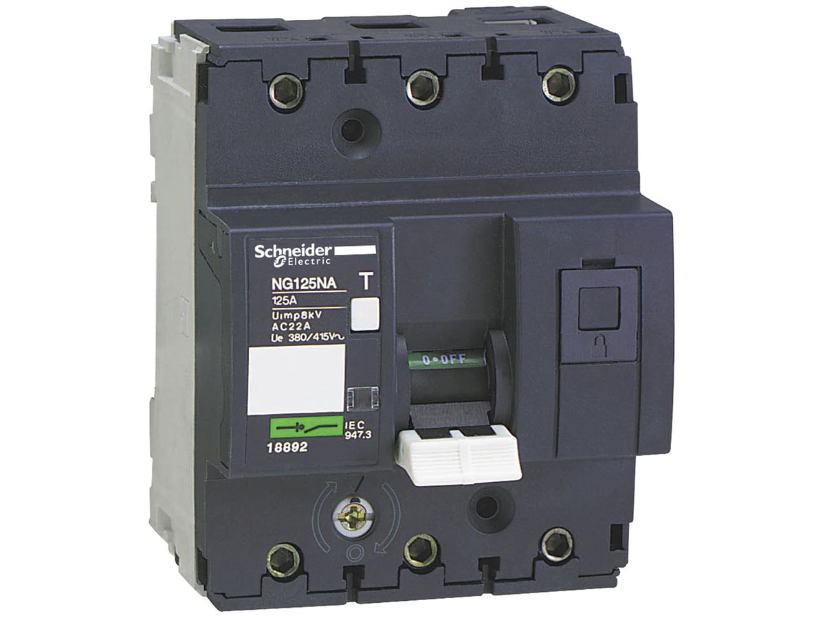 Lasttrennschalter Schneider Electric NG125NA 3P 125A