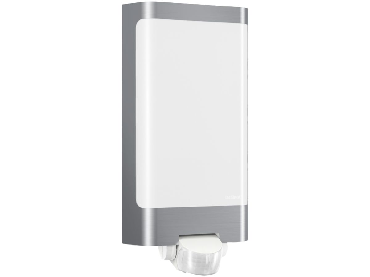 LED-Wandleuchte Steinel L 240 PIR 7.5W 570lm 3000K IP44 Edelstahl