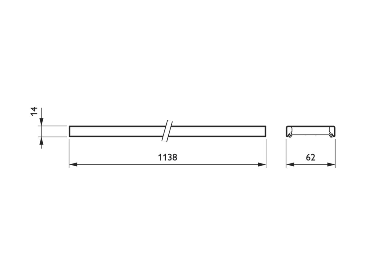 LED-Leuchteinsatz Philips Maxos fusion Panel WB 50W 8000lm 4000K DALI 1138mm