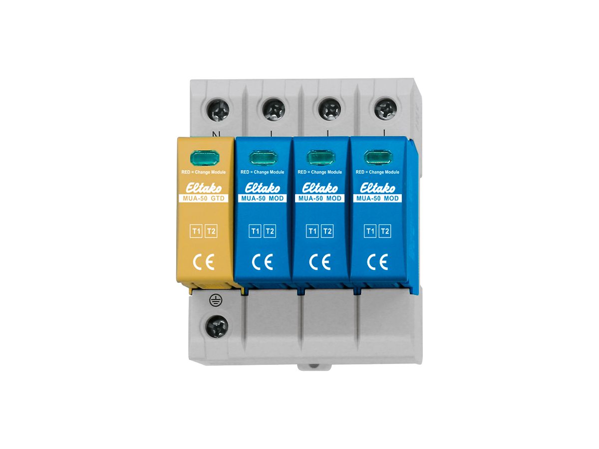 Überspannungsableiter Eltako MUA-50 TN-C+TN-S+TT 4L 240V 160A 4 TE