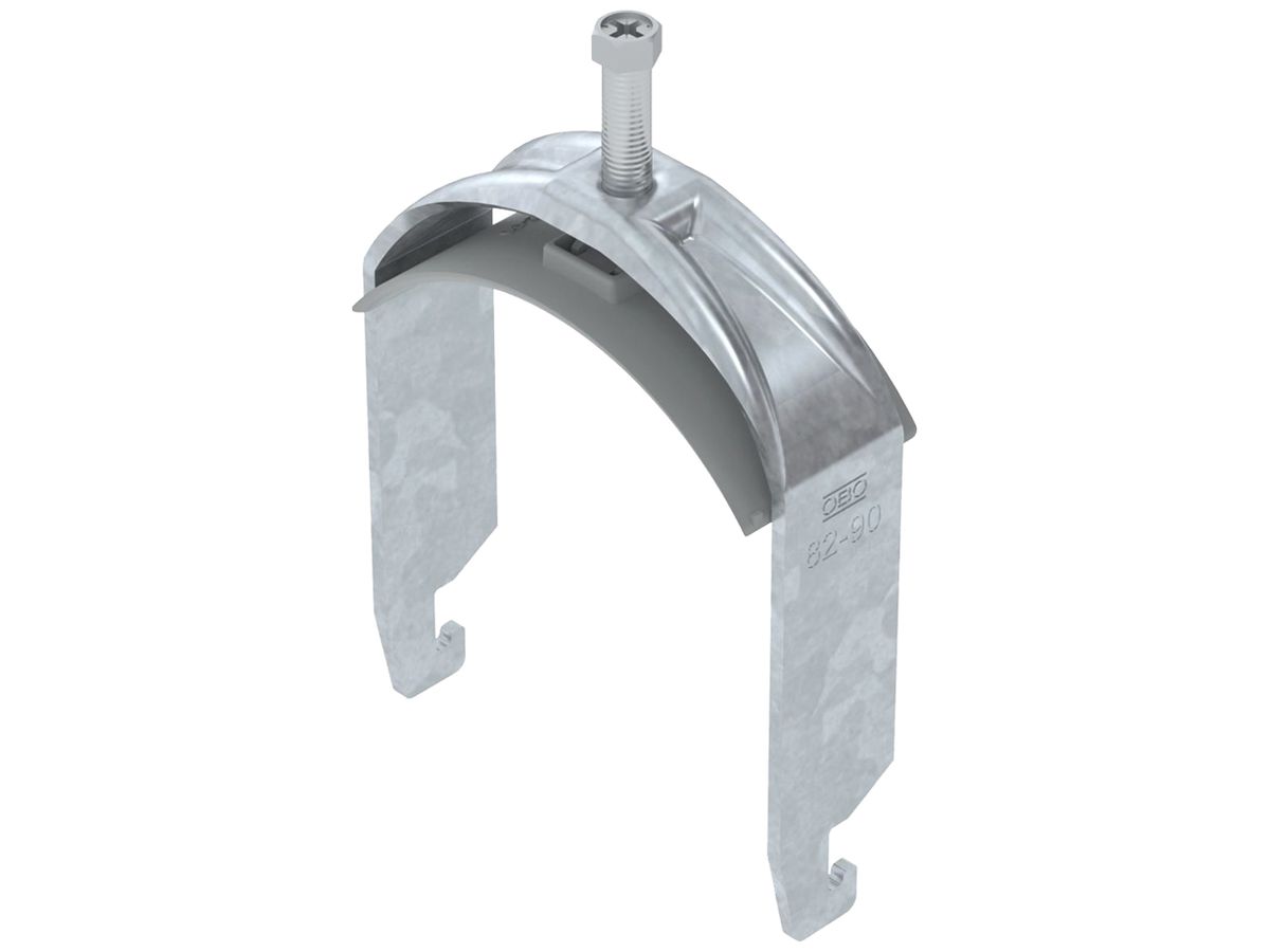 Schnellverleger BET 2056 U-Fuss Kunststoff 82…90mm 1×Kabel Stahl tfZn