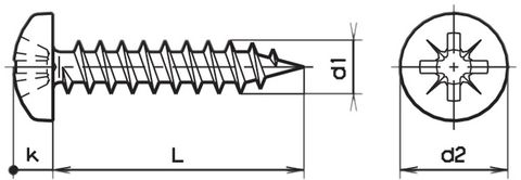 Rundkopf, Ø 3...3.5 mm