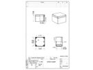 Apparategehäuse RW CUBO D120×122×86 DPCP transparent, T DSHI 1H