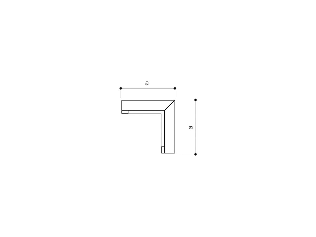 Inneneck Bettermann LKM 40×60mm verzinkt