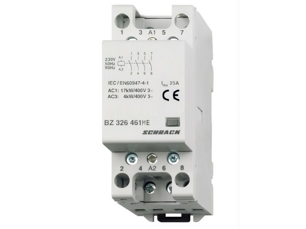 REG-Schütz Schrack 25A 4S - 230V 2TE
