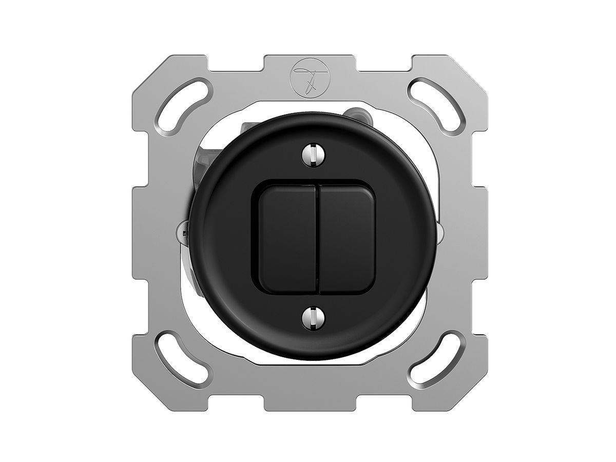 UP-Taster STANDARDdue 2×A-R/1P schwarz