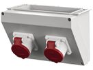 Anbaugehäuse Hensel mit Steckdose CEE 16A 400V