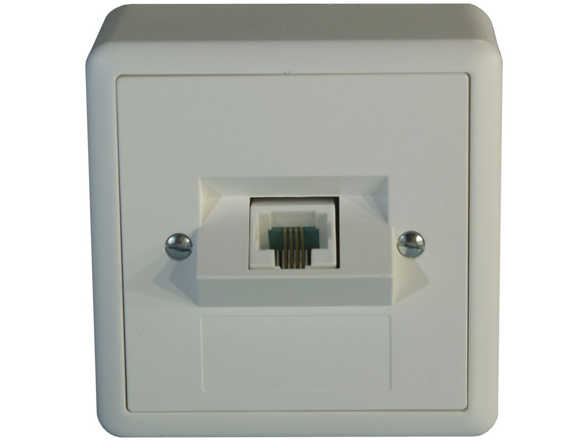 AP-Dose 1×RJ45/u 4P ITplus EDIZIOdue weiss