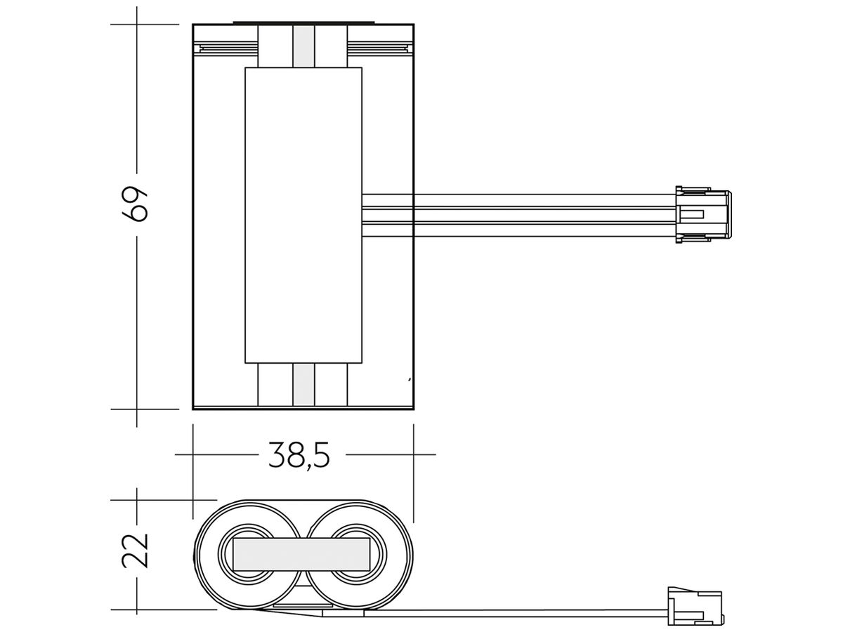 Hochtemperatur-Akku Tridonic LiFePO4 3Ah, 3.2V×2Zellen für Notlichteinheit R2A