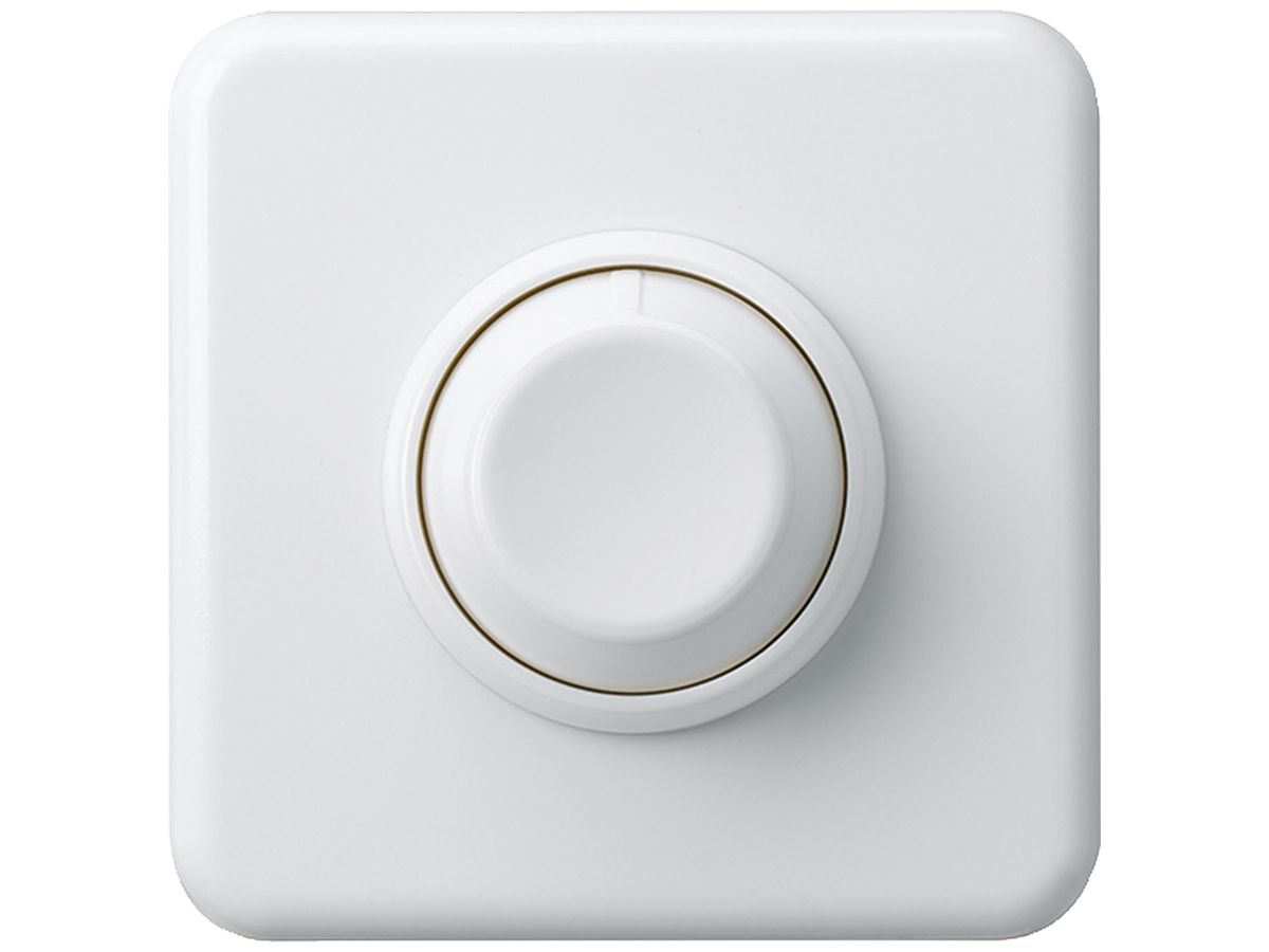 Frontset basico zu Drehdimmer weiss 86×86mm
