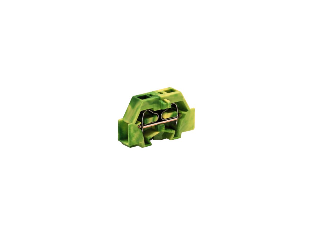 Klemme 2L WAGO 2.5mm² grün/gelb