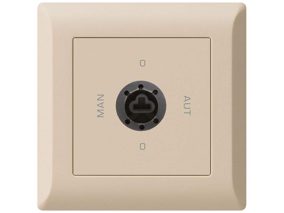 UP-Drehschalter 0-Man-0-Aut. kallysto.line 2/1L beige für Schloss
