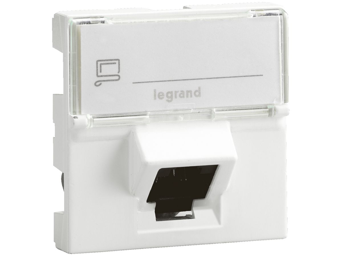 EB-Dose MOS FTP 1×RJ45 weiss Kat.6 2 Module