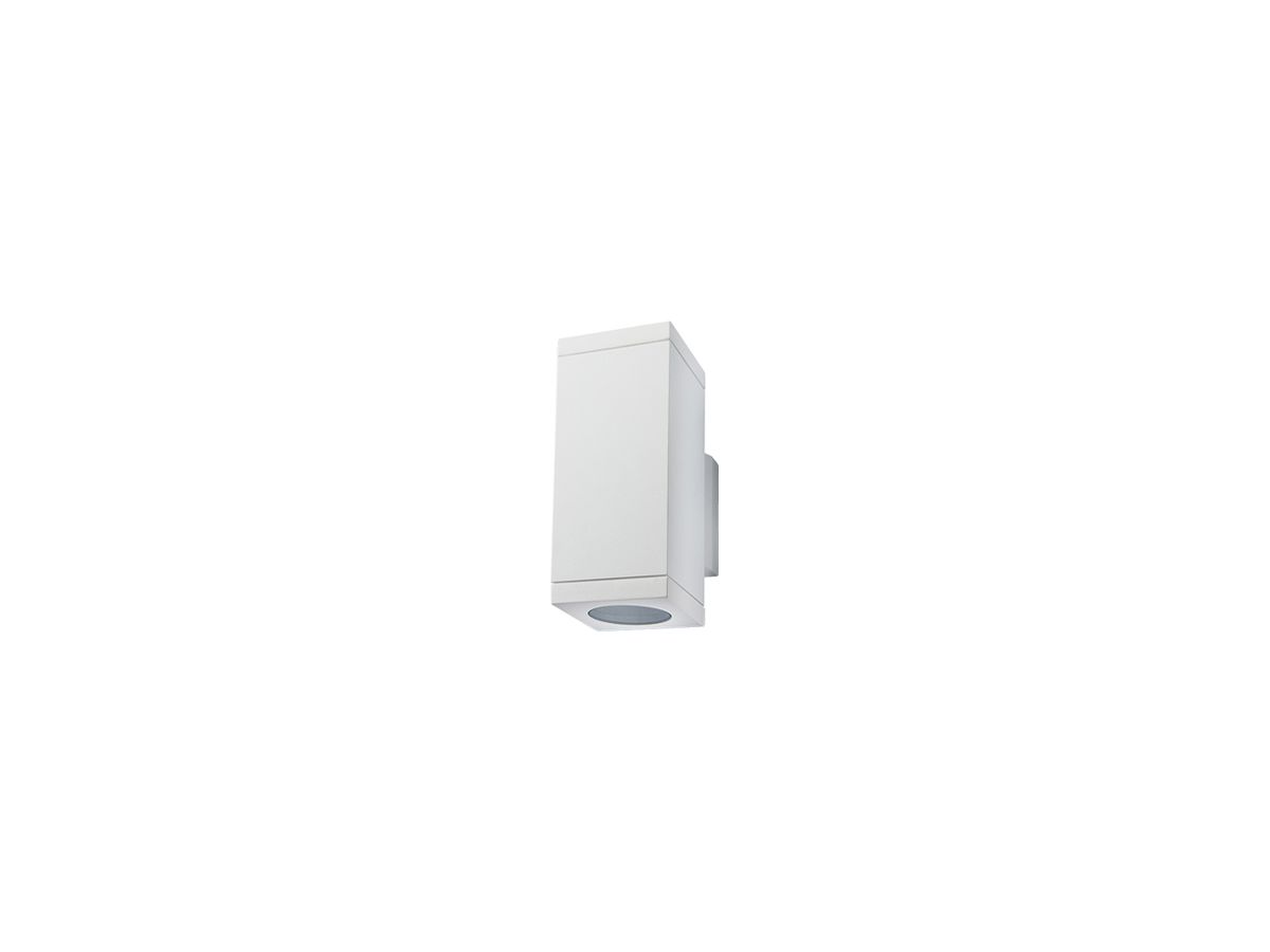Wandleuchte SG Echo GU10 2×6.2W 720lm 830 IP54 DIM dir./indir.147×90×215mm weiss