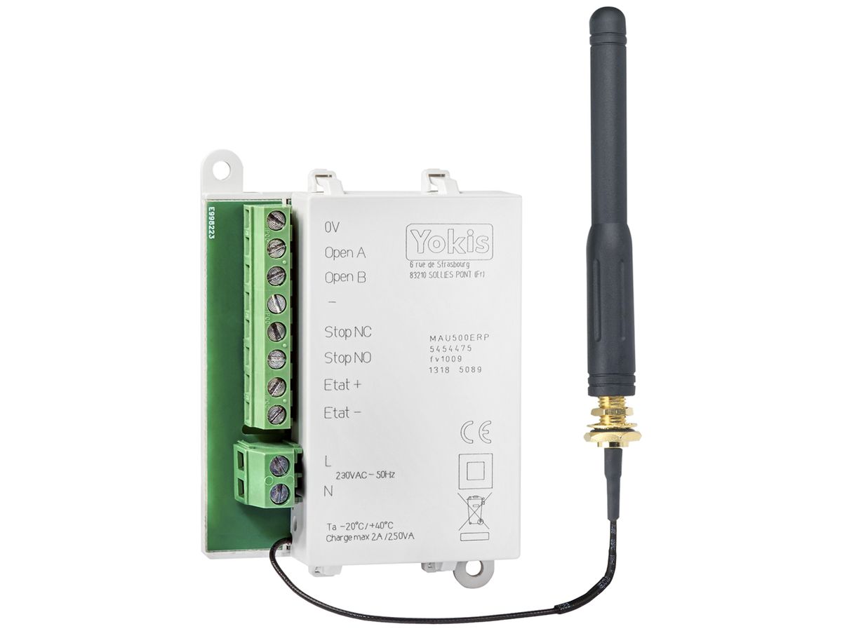 EB-RF-Automatischer Stellantrieb YOKIS MAU500ERPX für motorisierte Torsteuerung