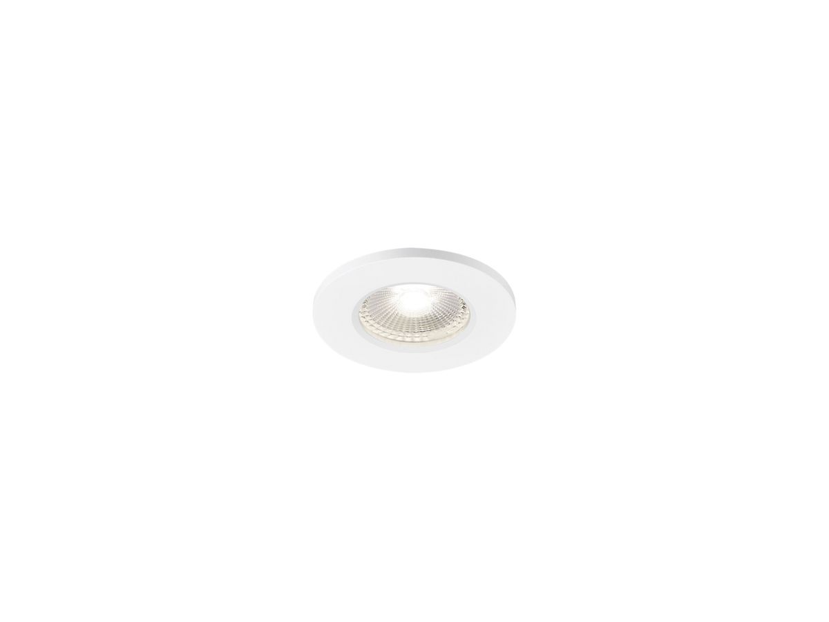 EB-LED-Deckenleuchte KAMUELA ECO, 6.5W 4000K dimmbar 38° IP65 weiss