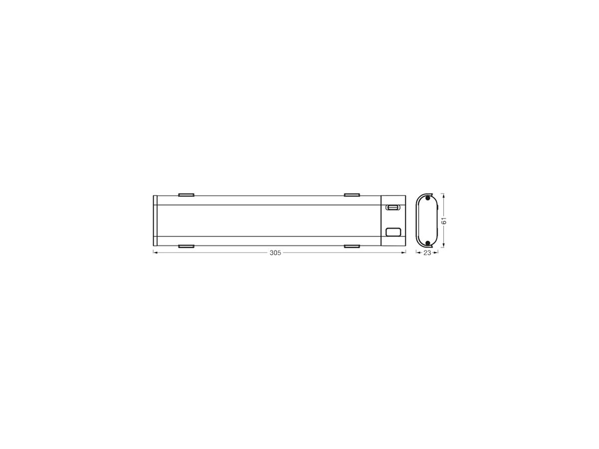 LED-Lichtleiste LEDVANCE SMART+ WIFI PIR 9W 500lm 830…865 DIM 305mm weiss