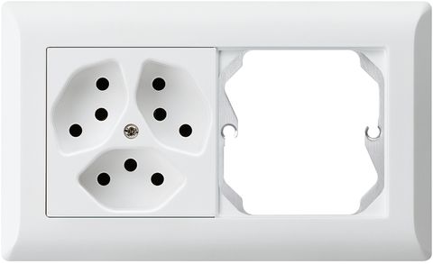 UP-Kombination kallysto.line Gr.I-I horizontal 3×Typ 13+leer weiss