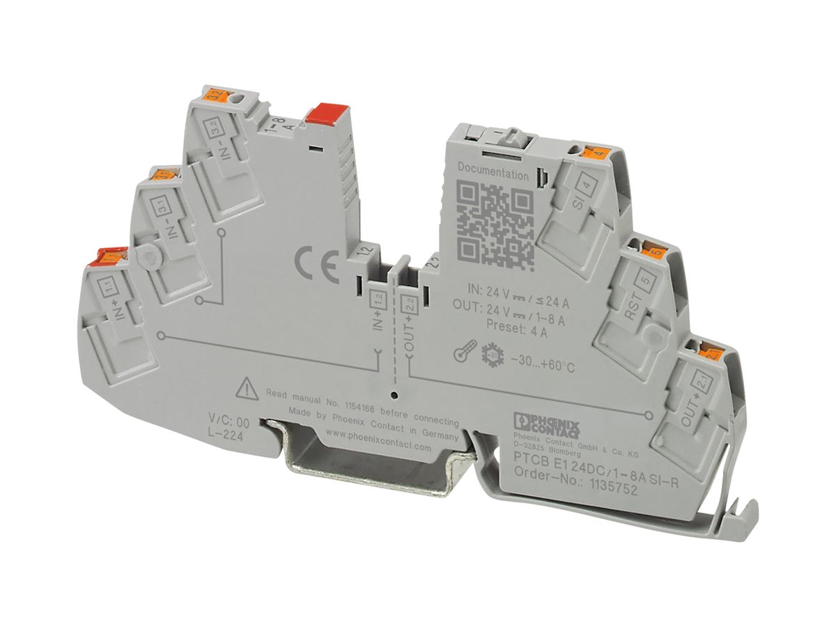 Geräteschutzschalter PX PTCB E1 24DC/1-8A SI-R