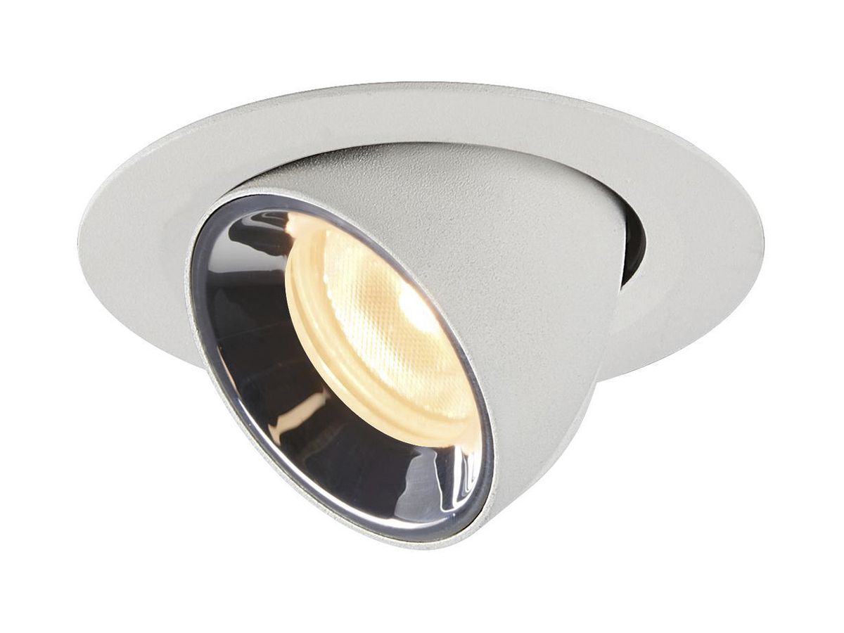 EB-LED-Downlight SLV NUMINOS GIMBLE XS, 7W 200mA 720lm 3000K 55° ws/chr