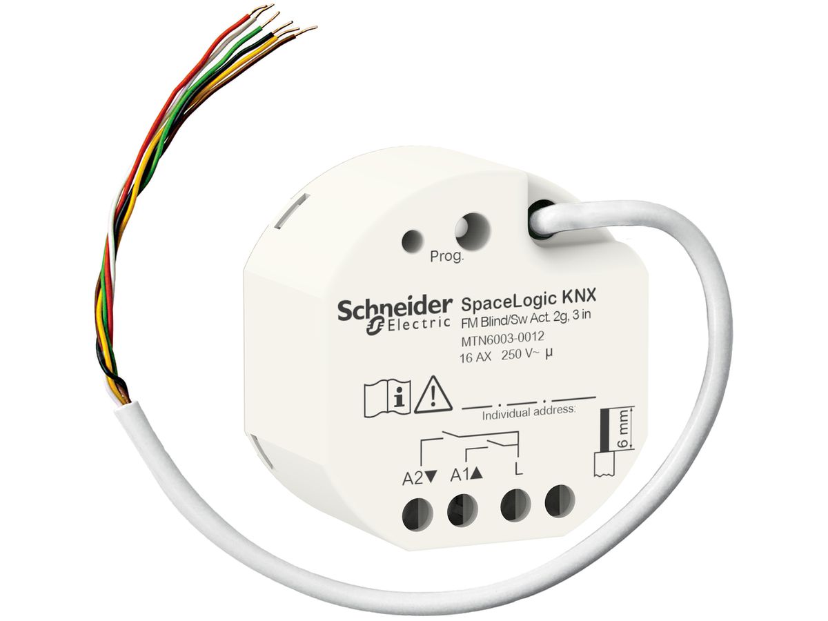 EB-Jalousie-/Schaltaktor KNX Schneider Electric MTN6003-0012