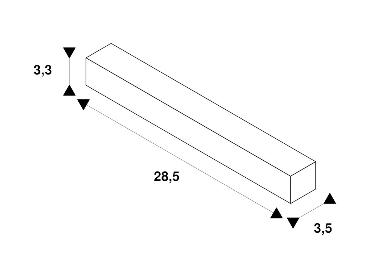 Flex-Verbinder SLV für AP-Stromschiene S-TRACK DALI 3-phasig weiss