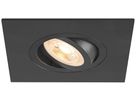 LED-Downlight SLV NEW TRIA 75 XL GU10 1×10W DIM 110×110mm schwarz