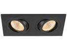 EB-LED-Spot SLV NEW TRIA 14W 610lm 927 38° DIM 170×90mm schwarz 2×Spot