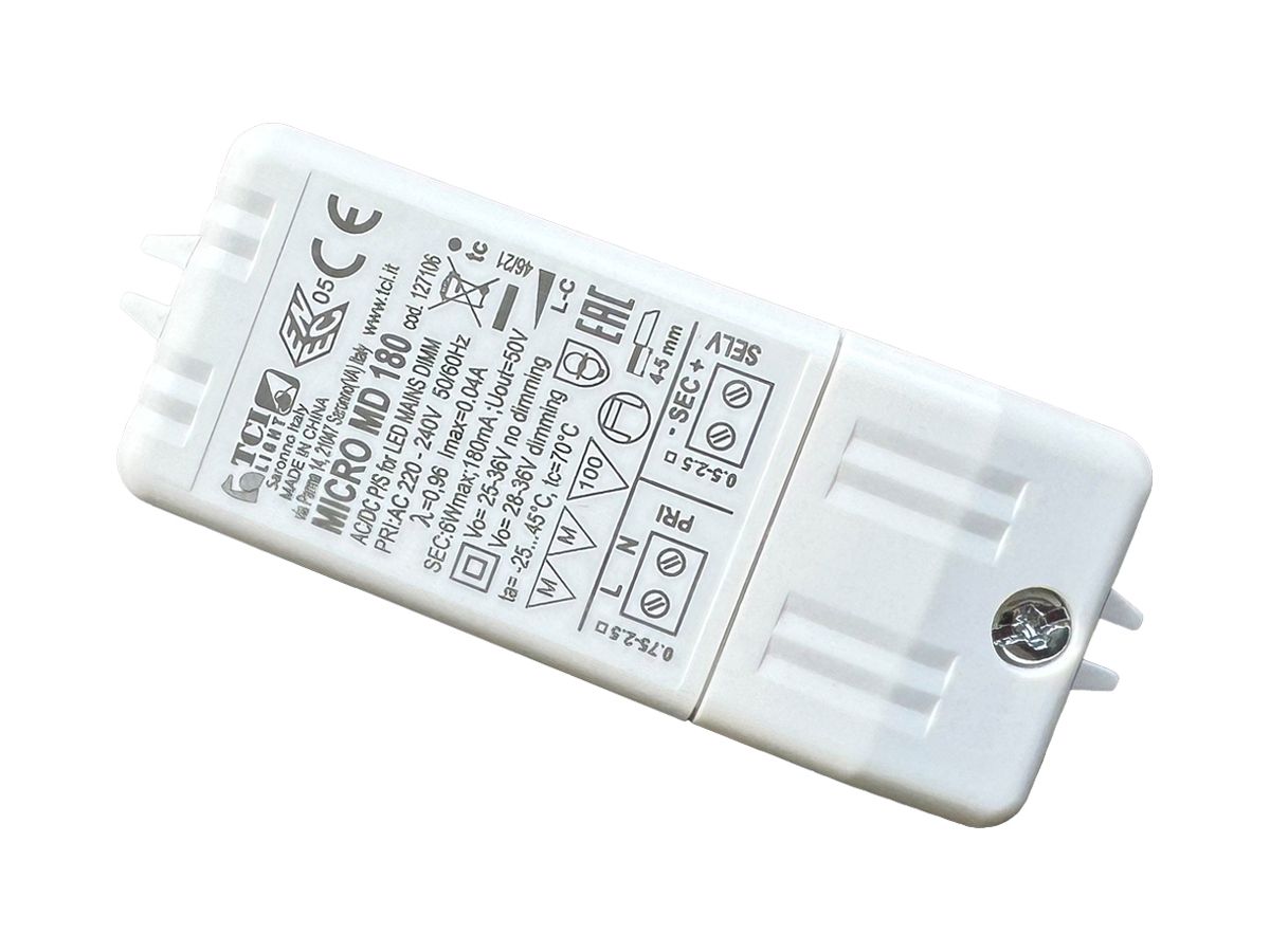 LED-Betriebsgerät Elektrogros MICRO MD 5.1…6W 25…36V 180mA DIM