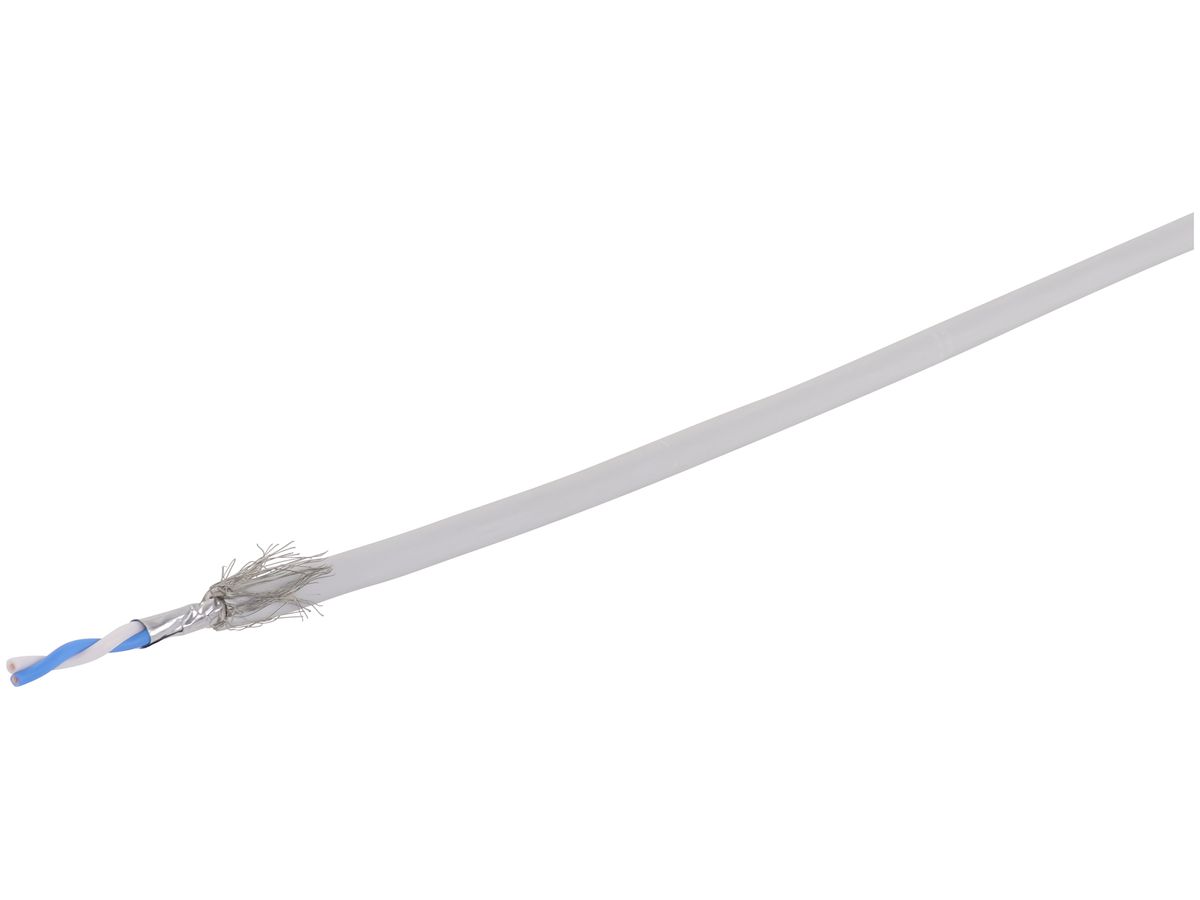 Datenkabel R&M SPE, Klasse T1-B S/FTP 1P AWG22 600MHz LSZH Dca grau, 500m