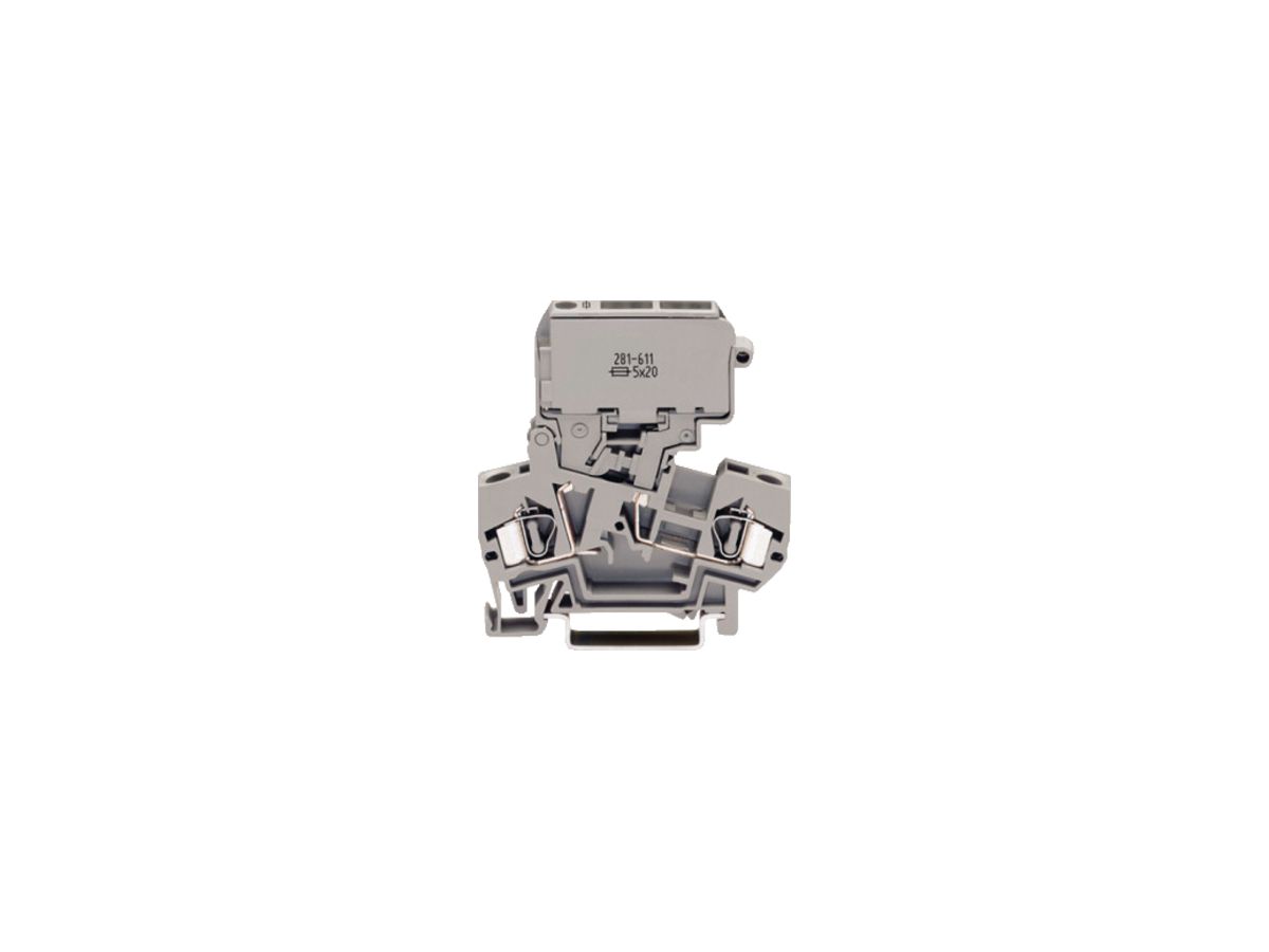 Sicherungsklemme WAGO 5×25mm grau