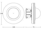 UP-Bewegungsmelder Steinel PD IR 4360-24 COM1 360° weiss