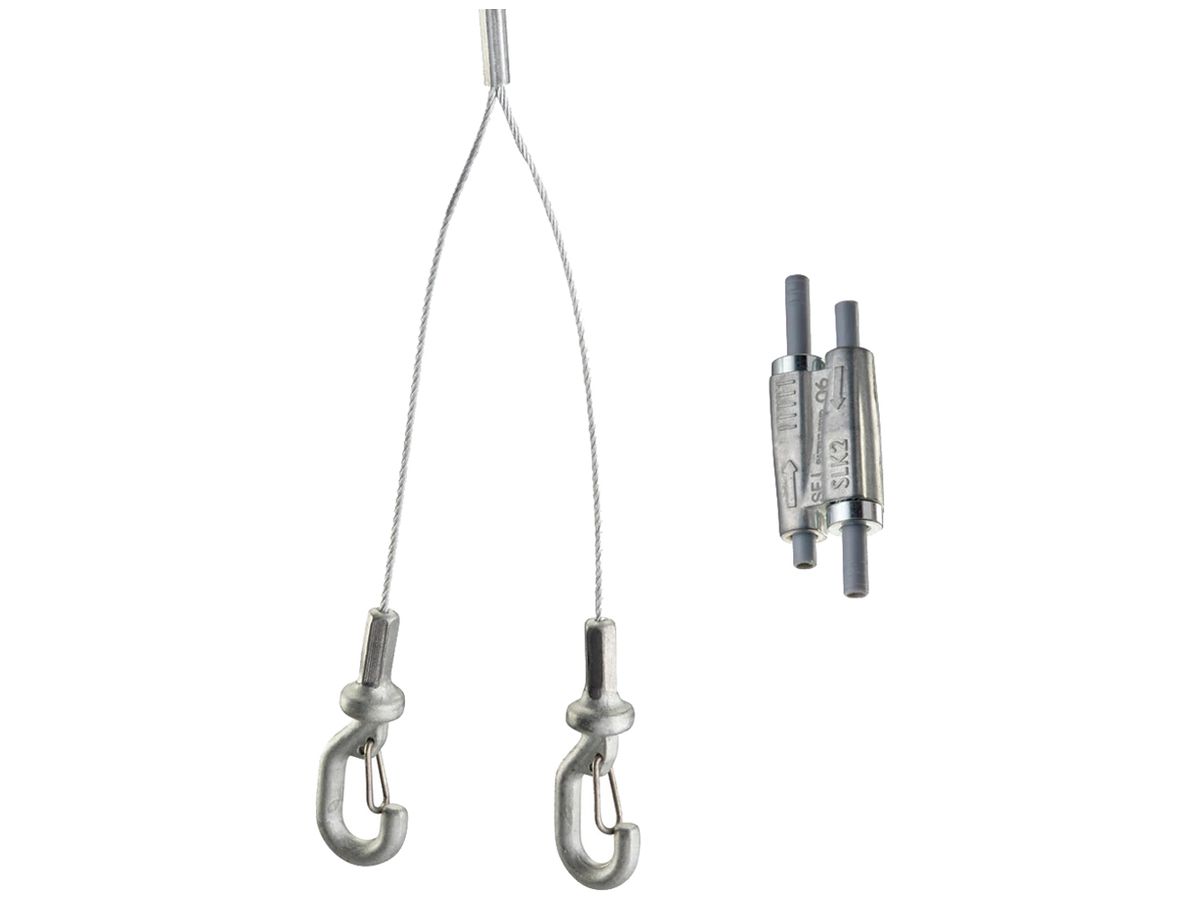 Aufhängung CADDY SPEED LINK SLK, Y-Haken 500mm, 2mm, L=7m, verzinkt