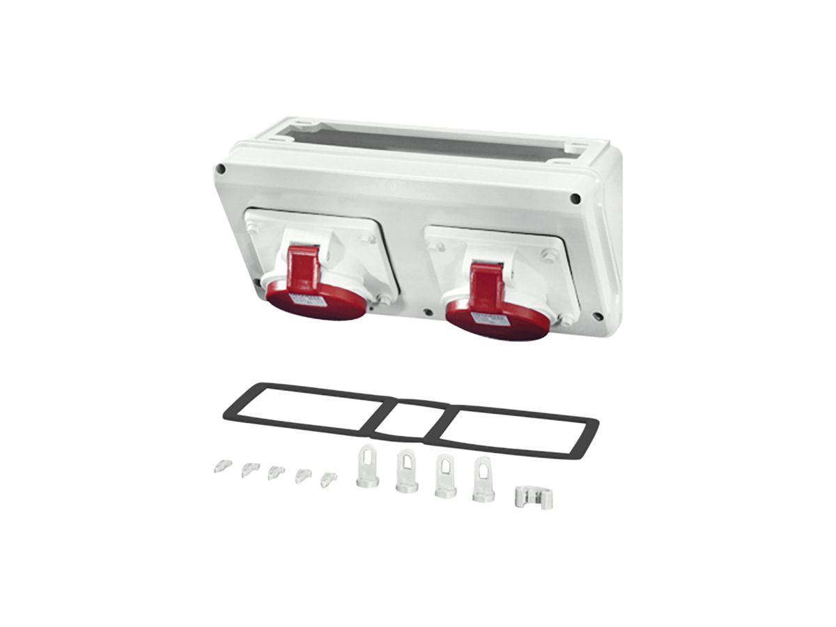 Connection Box Hensel Mi, 2×CEE 32A, 5 P, 400V, 6h