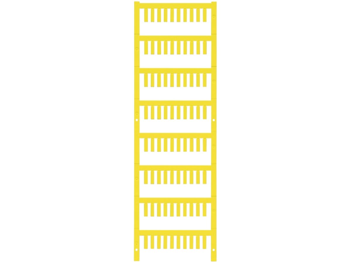 Leitermarkierer Weidmüller MultiCard VT SF für Ø1.2…1.6mm 12×3.2mm PA66 gelb