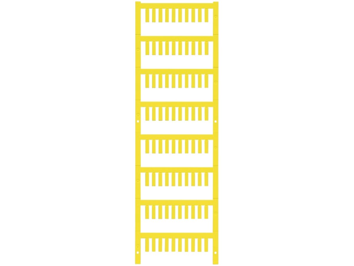 Leitermarkierer Weidmüller MultiCard VT SF für Ø1.2…1.6mm 12×3.2mm PA66 gelb