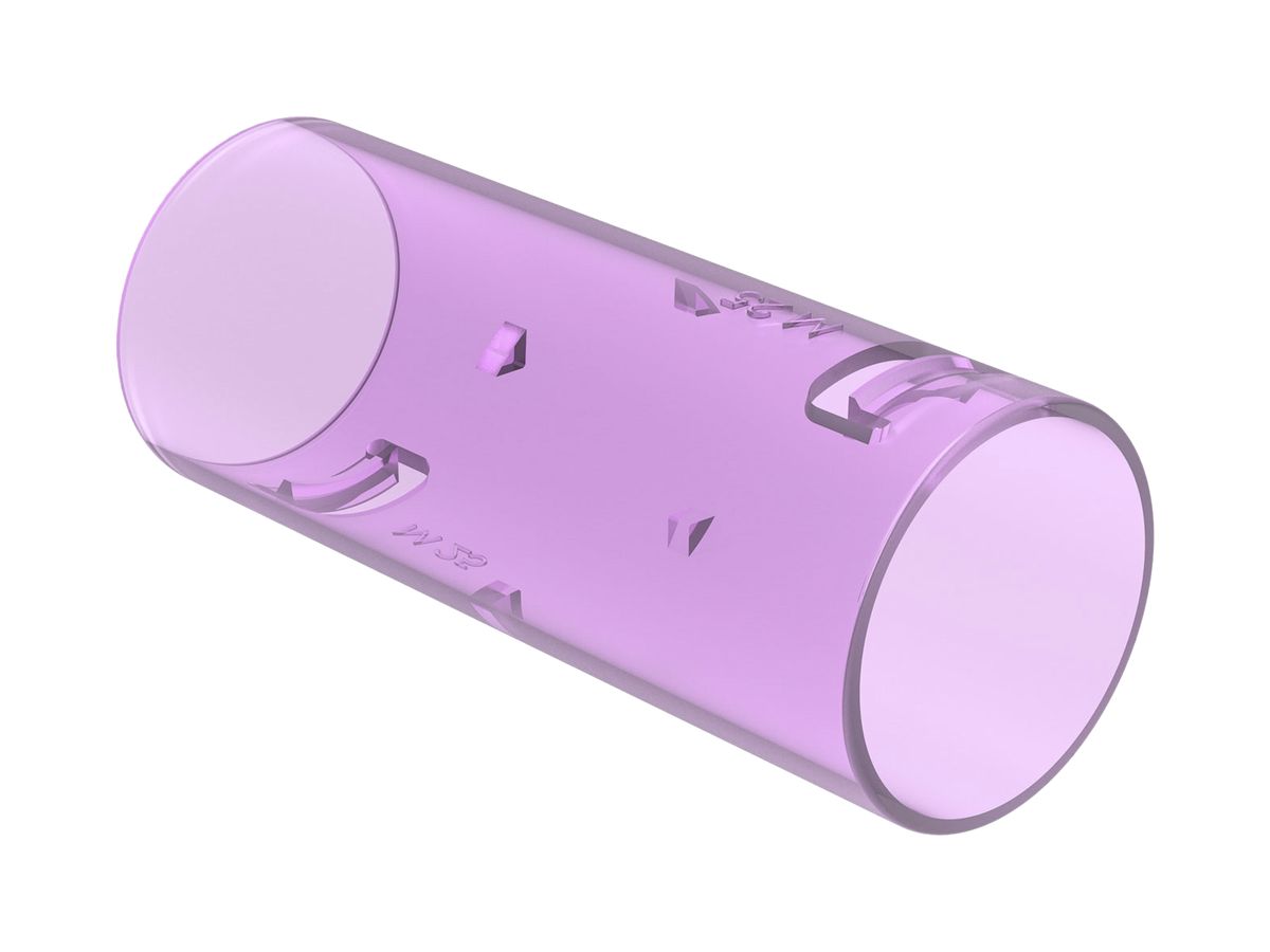 Verbindungsmuffe Spotbox M25 violett-transparent