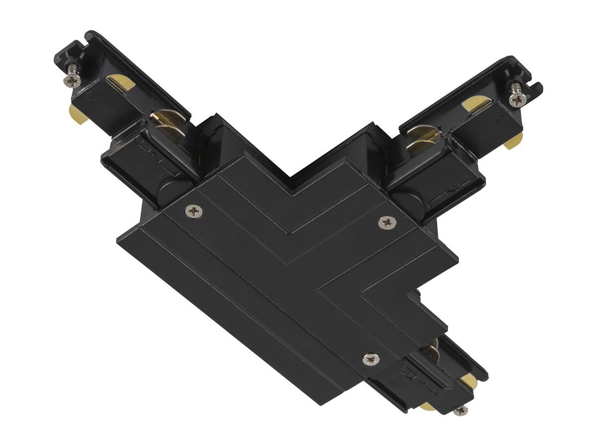 T-Verbinder SLV S-TRACK DALI 5-polig Erdung innen links schwarz