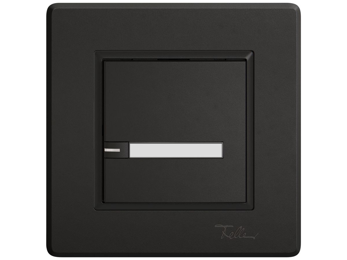UP-KNX-Taster RGB EDIZIO.liv SNAPFIX® Temperaturfüh.RGB-LED Pap.1×T 1-Tbed.sz