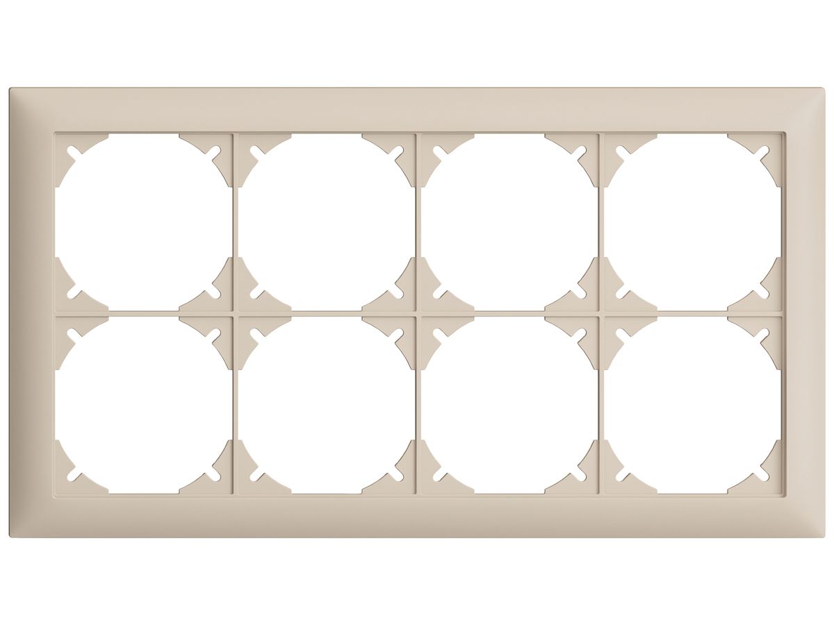 UP-Kopfzeile EDIZIOdue SNAPFIX® 2×4 horizontal 268×148mm crema