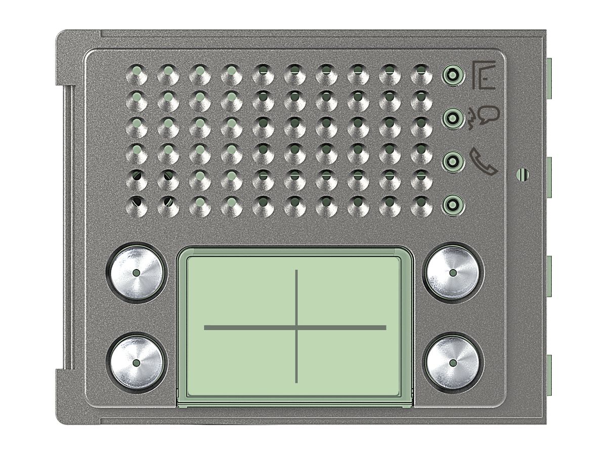 Frontblende für Tür-Lautsprecher-Modul Sfera Robur mit 2+2 Ruftasten