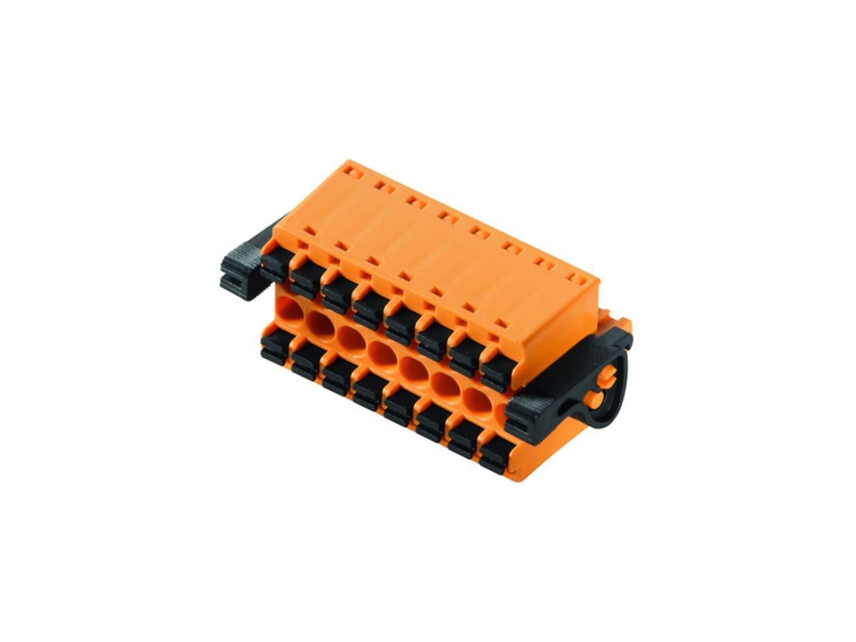 Buchsenstecker Weidmüller BLC Löseriegel 5.08mm 4L verzinnt orange